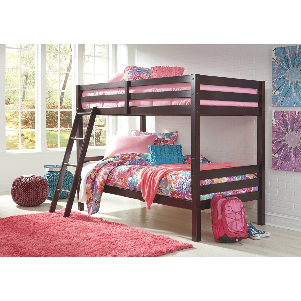 halanton twin over full bunk bed