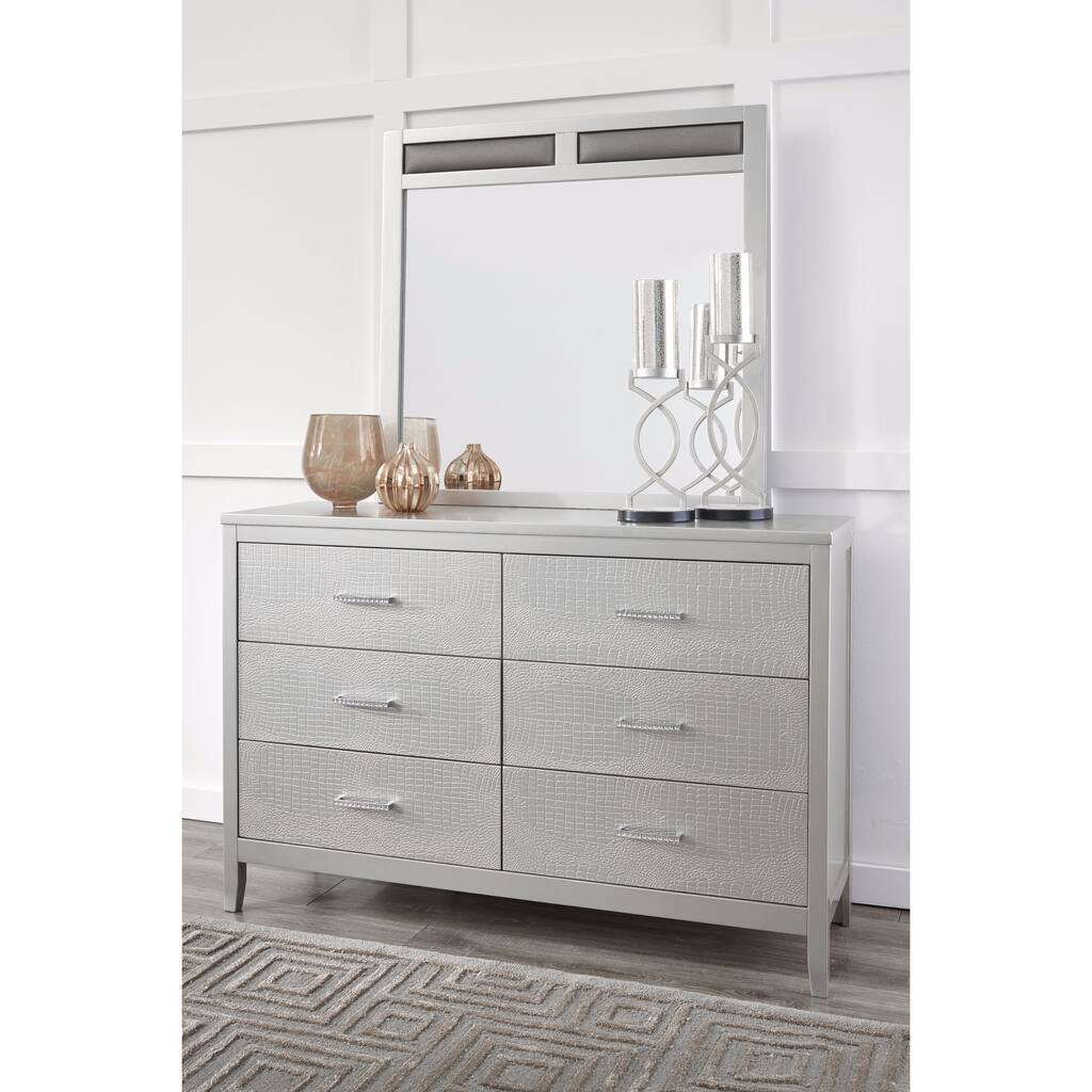ashley furniture silver dresser Coralayne 7 Drawer Dresser