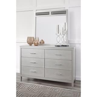 Silver Dressers Chests For Less Signature Design By Ashley Olivet Silver Dresser With Mirror