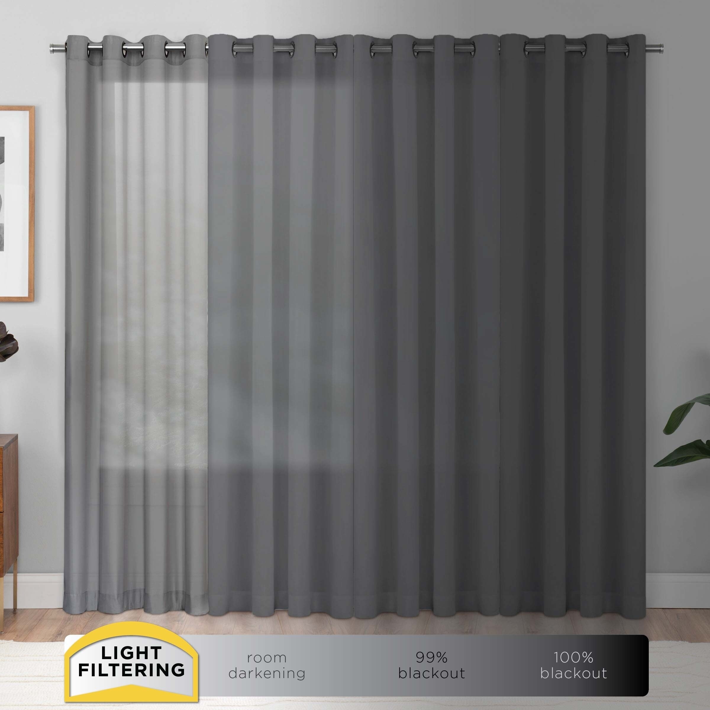 Shop Eclipse Chelsea Uv Light Filtering Single Curtain Panel On