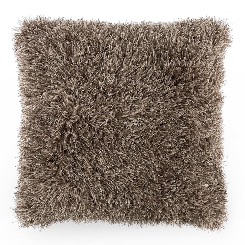Oversized Floor or Throw Pillow Square Shag FauxFur by Windsor Home