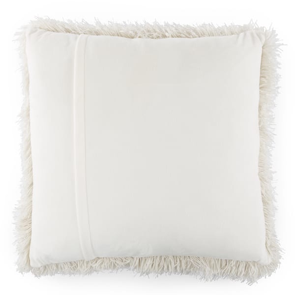 Cream Faux Suede Travel Support Booster Cushion