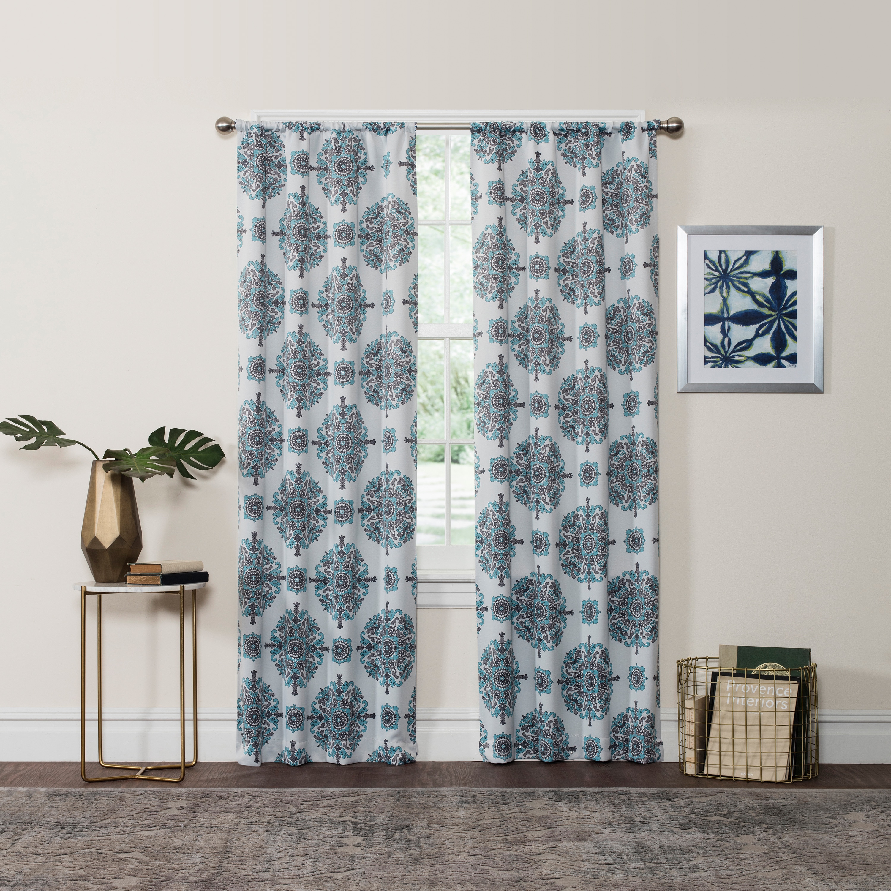 Eclipse Olivia Room Darkening Window Curtain Panel Room Darkening Window Curtain Panel