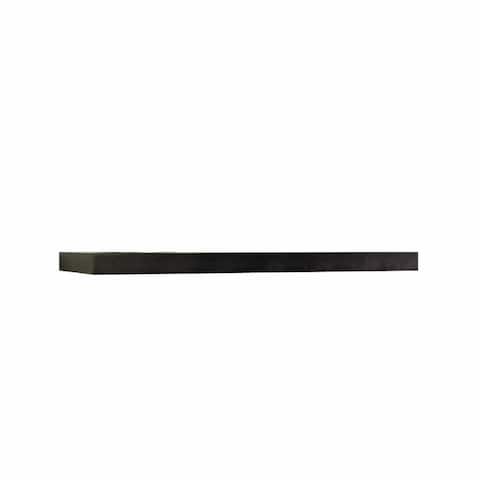 InPlace 35.4-inch Espresso Floating Wall Shelf