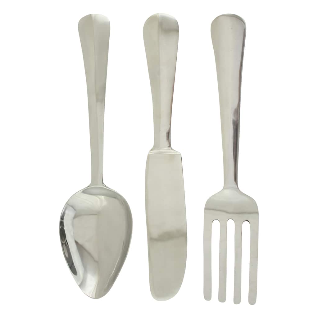 Aluminum Silverware Wall Decor