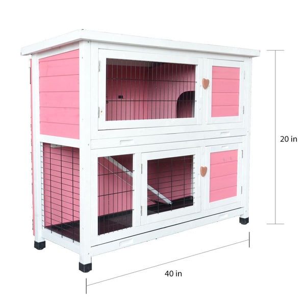 pink rabbit hutch