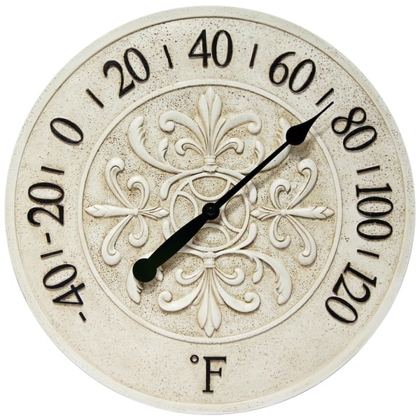 https://ak1.ostkcdn.com/images/products/14370336/Blanc-Fleur-White-Outdoor-Decorative-Round-15-inch-Wall-Thermometer-by-Infinity-Instruments-5137719e-548f-45d4-96e9-bf087ee8483b_600.jpg?impolicy=medium