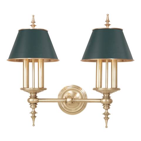 Hudson Valley Cheshire 4-light Aged Brass Wall Sconce