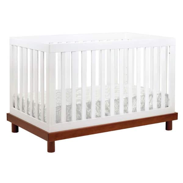 slide 2 of 4, Baby Mod Olivia 3-in-1 Convertible Crib w/ Toddler Bed Conversion Kit