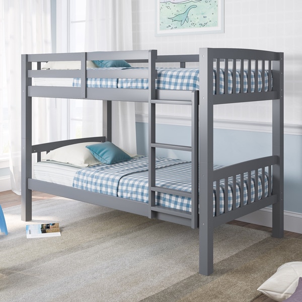 Shop Taylor & Olive Christian Twin/Single Bunk Bed - Overstock - 14370663