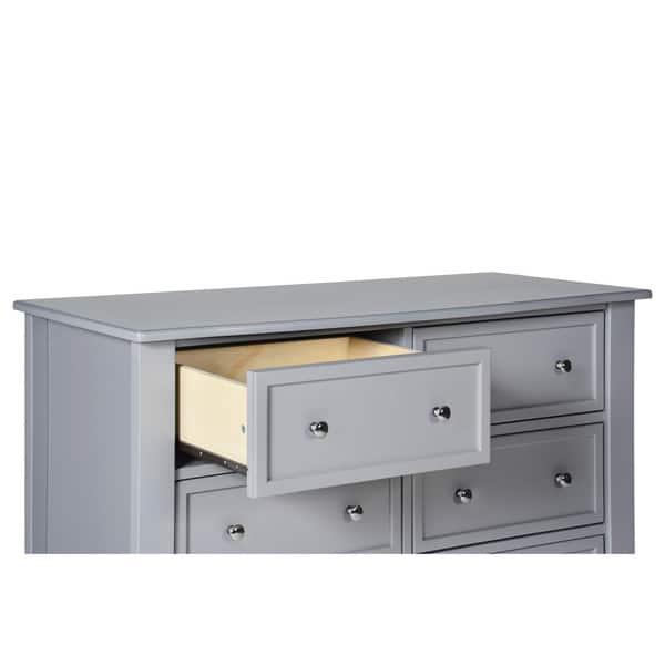 davinci kalani 6 drawer double wide dresser in grey Dresser, KD - Bed Bath & Beyond december