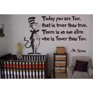 Full Color Dr Seuss Today You Are You Wall Art Vinyl Decals Stickers ...