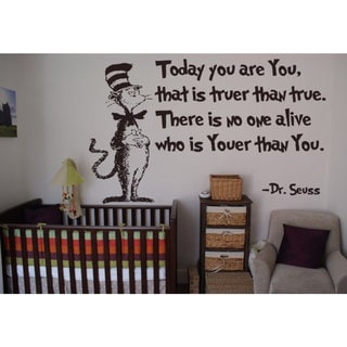 Full Color Dr Seuss Today You Are You Wall Art Vinyl Decals Stickers 