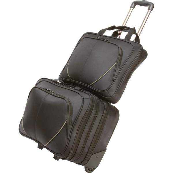 Shop Maxam 2-piece Rolling Carry-on Business Overnight and Laptop Briefcase Luggage Set - Free ...