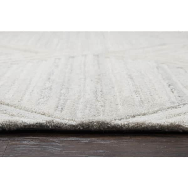 Alora Decor Makalu Hand-tufted Diamond Solid Wool Rug