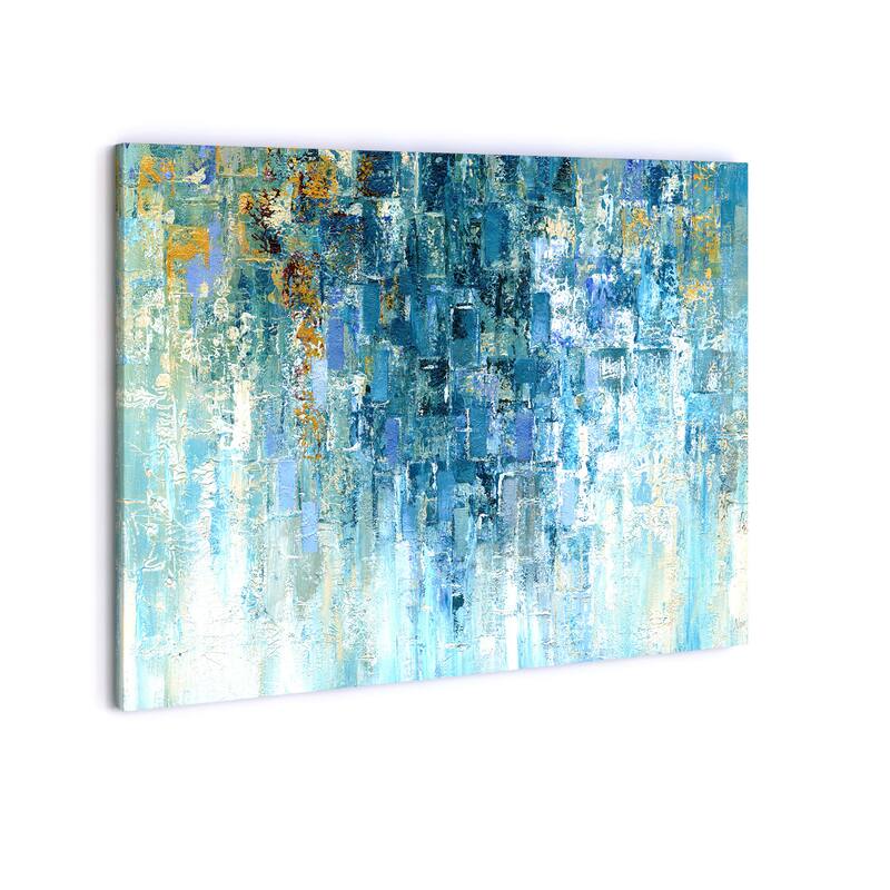 Porch & Den Home 'I Love the Rain' Multi-colored Gallery Wrapped Canvas Print
