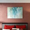 Wexford Home 'I Love the Rain' Multicolored Gallery Wrapped Canvas
