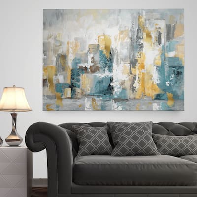 Wexford Home 'City Views I' Premium Gallery Wrapped Canvas Wall Art
