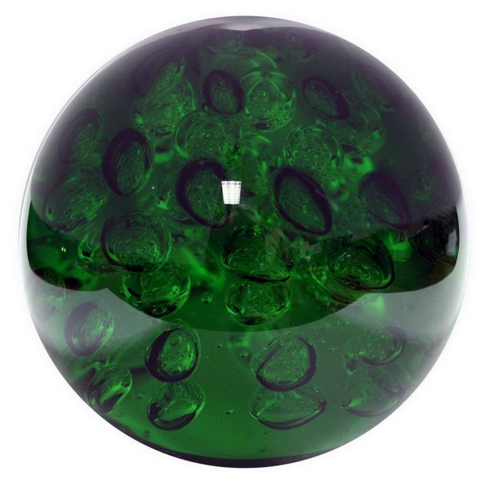 Benzara 23454 Green Large Glass Orb