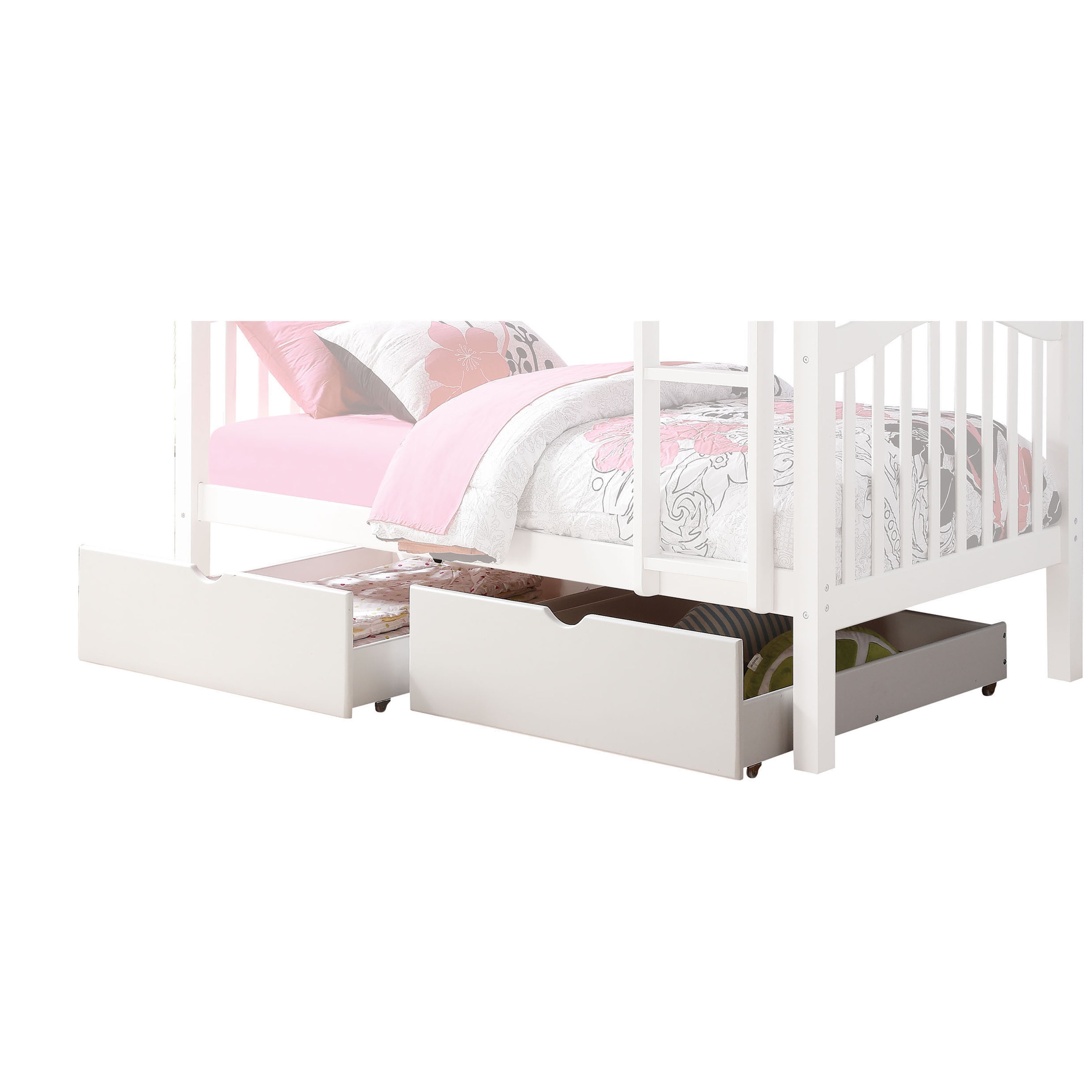 Acme Furniture Heartland White Twin Over Twin Bunk Bed Overstock 14386744