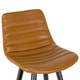 preview thumbnail 6 of 4, Set of 2 Alden Caramel Brown Bar Stool with Beech Legs
