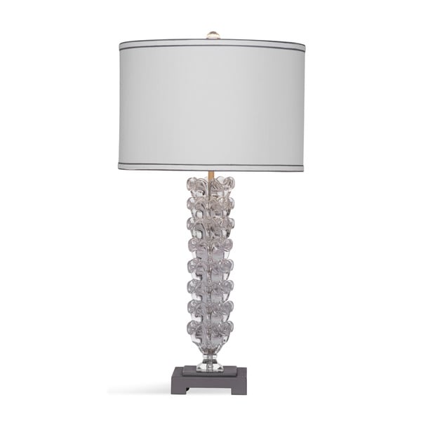 Elanor 30-inch Grey Metal/Marble Table Lamp