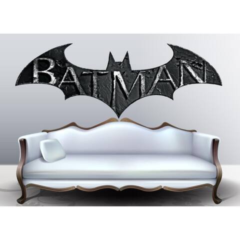 Full Color Batman Logo Full Color Decal, Batman Symbol Full Color Sticker, wall art Sticker Decal size 48x76
