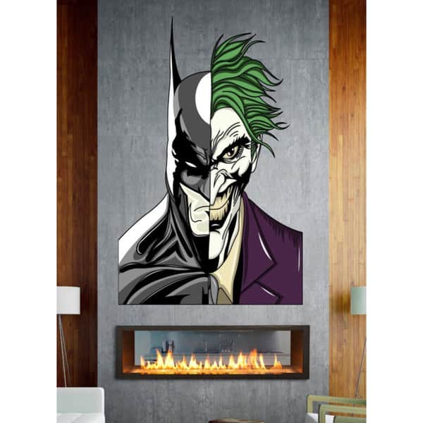 Full Color Batman Joker Full Color Decal, Batman Joker Full Color Sticker, wall art Sticker ...