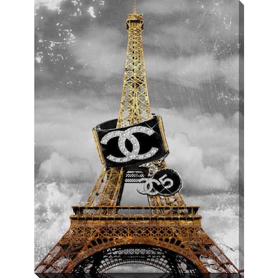 BY Jodi 'Wrapped In Couture' Giclee Stretched Canvas Wall Art