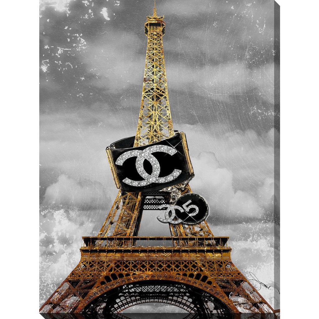 BY Jodi 'Wrapped In Couture' Giclee Stretched Canvas Wall Art