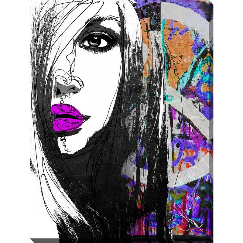BY Jodi "Peace" Giclee Stretched Canvas Wall Art