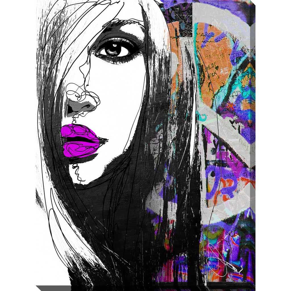 BY Jodi "Peace" Giclee Stretched Canvas Wall Art