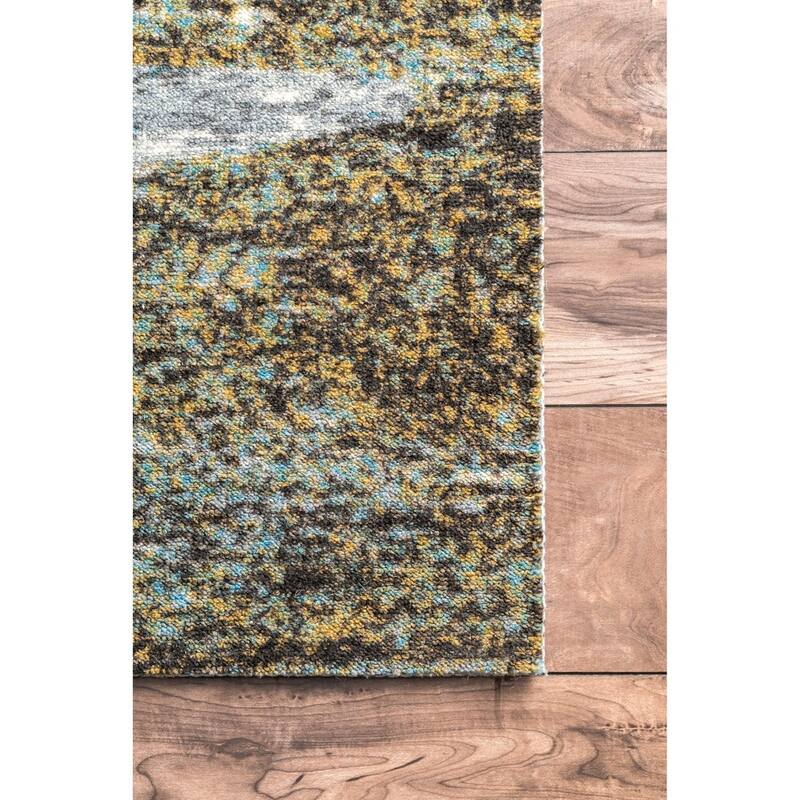 Nuloom Multi Contemporary Mystique Abstract Ombre Rainfall Area Rug