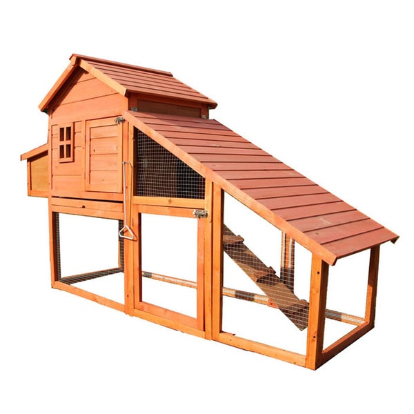 Lovupet Extra Large Chicken Poultry Coop Hen House And Rabbit Hutch