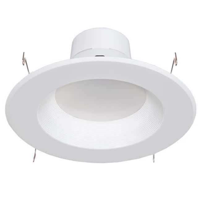 Maxxima 5 in. and 6 in. Dimmable LED Retrofit Downlight 4000K Neutral White, 900 Lumens