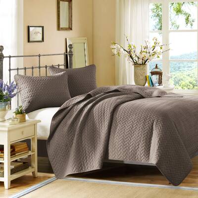 Hampton Hill Velvet Touch Luxurious Oversized Quilted Set