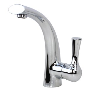 Twist Style Chrome Single-lever Bathroom Vanity Faucet