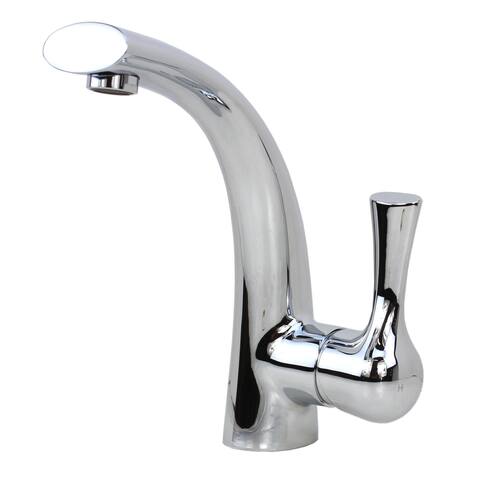 Twist Style Chrome Single-lever Bathroom Vanity Faucet