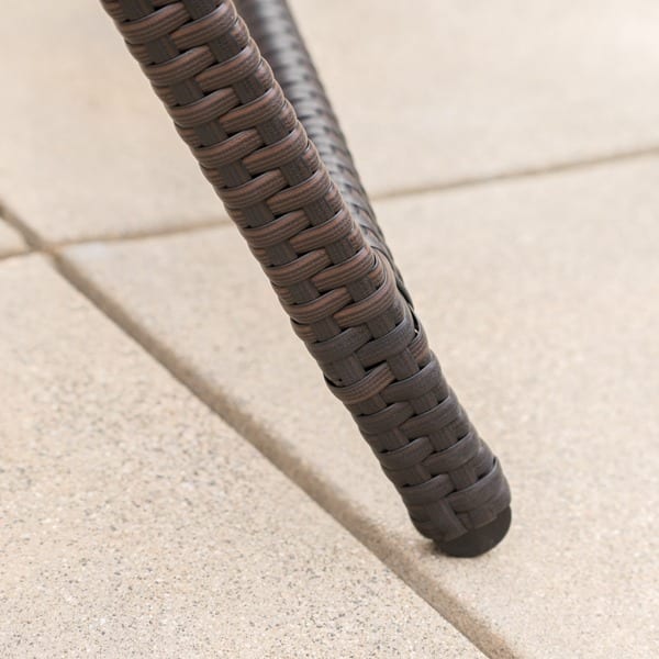 Margarita Outdoor Wicker Bar Table by Christopher Knight Home 31.50 "W x 31.50 "L x 39.00 "H