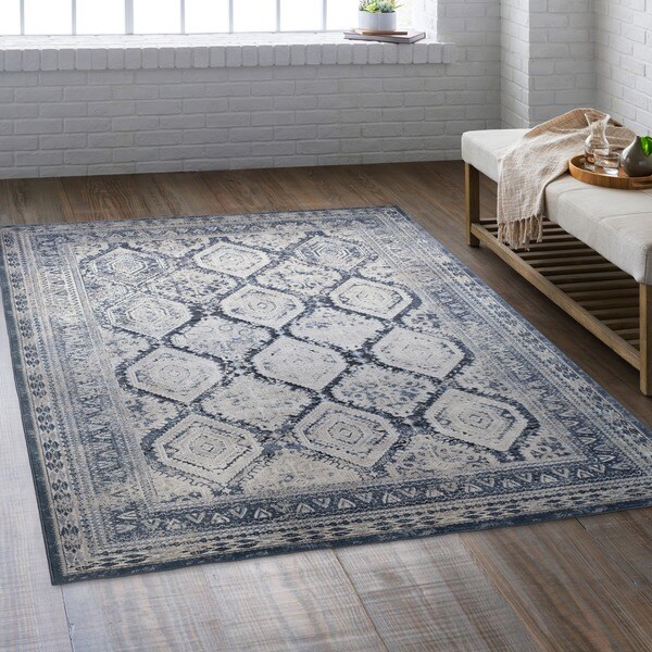 Shop Gracewood Hollow Cooper Medallion Area Rug - On Sale - Free