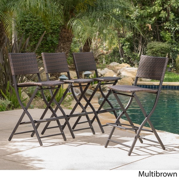 folding patio bistro sets with 4 bar stools