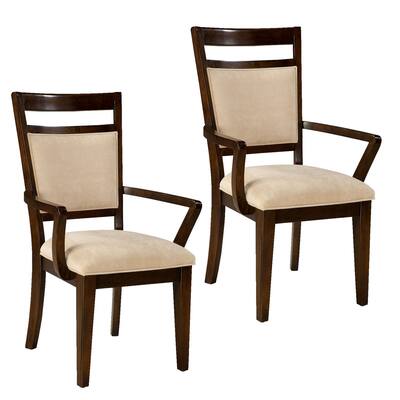 Avion Upholstered Dining Chair With Arms (Set of 2)