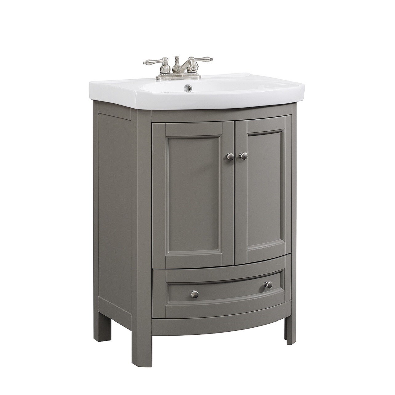 Bellina Grey 24 Inch Single Bathroom Vanity Set Overstock 14389267 Bellina Grey 24 Inch Single Bathroom Vanity Set Overstock 14389267