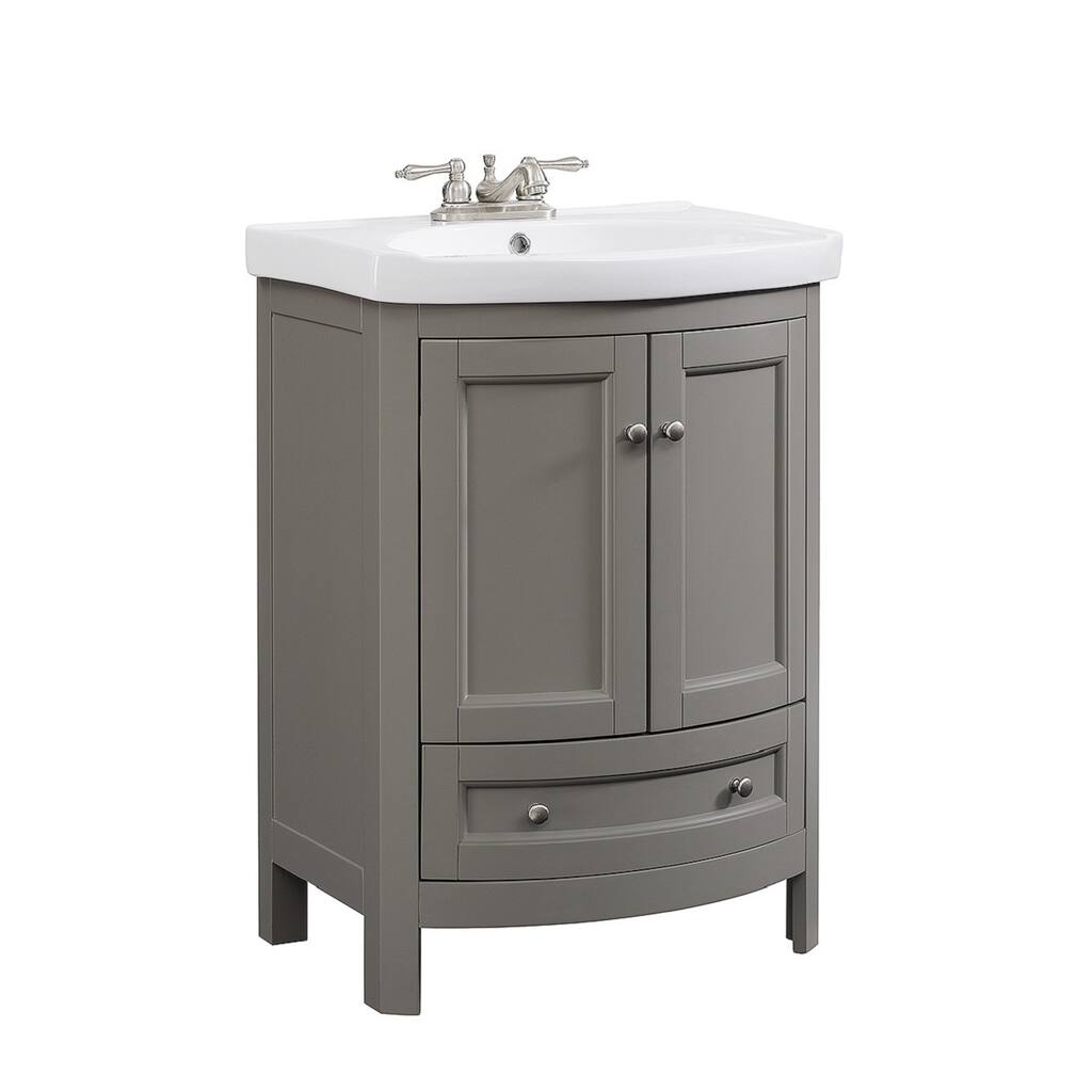 Bellina Grey 24-inch Single Bathroom Vanity Set