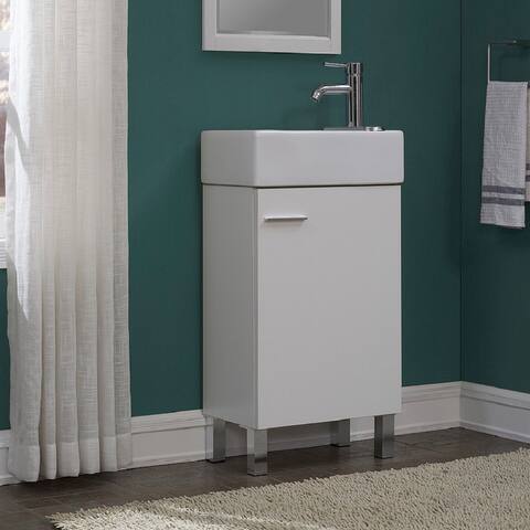 Vanity Base Bathroom Vanities Cabinets Online At Urbana White 18 Inch Single Bathroom Vanity Set
