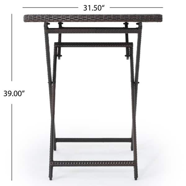 Margarita Outdoor Wicker 3piece Bar Set by Christopher Knight Home On Sale Bed Bath