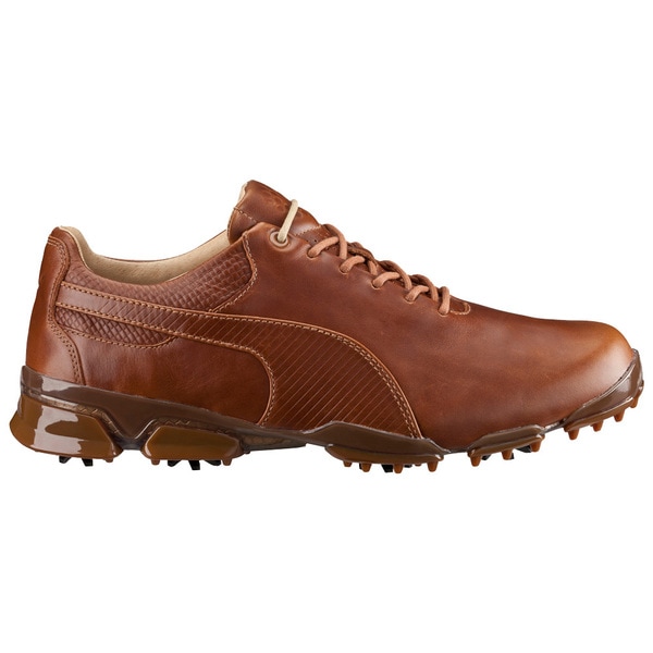 PUMA Titantour Ignite Premium Golf Shoes Monk's Robe/Team Gold