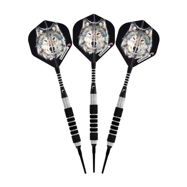 Elkadart Lone Wolf Nickel-plated Soft-tip Darts