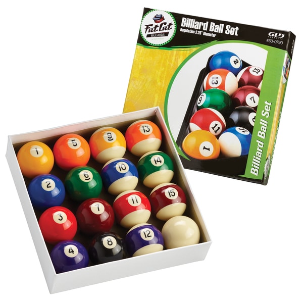 Fat Cat Plastic Billiard Ball Set