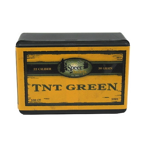 Speer 22 Caliber (.224) 30gr TNT Green HP(Per 100)